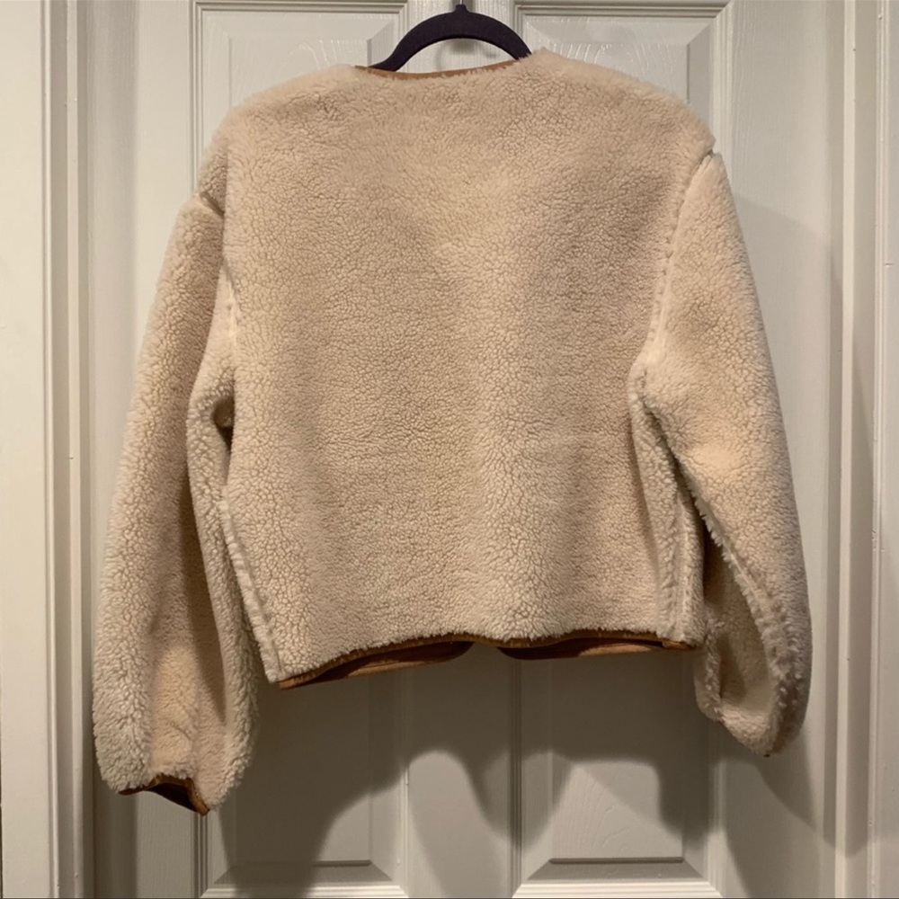 NWT Express Sherpa and Suede Coat - Picture 9 of 13
